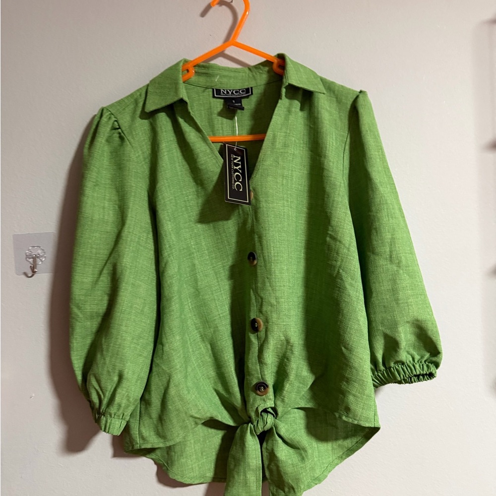 NYCC Women's Green Blouse